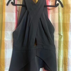 BCBGMaxAzria Black Backless Dress